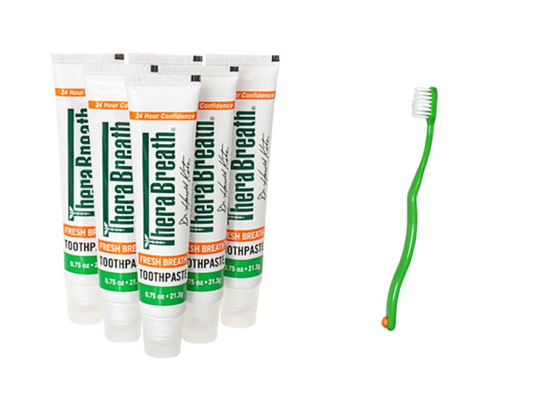 Travel Sized Toothpaste With Soft Toothbrush